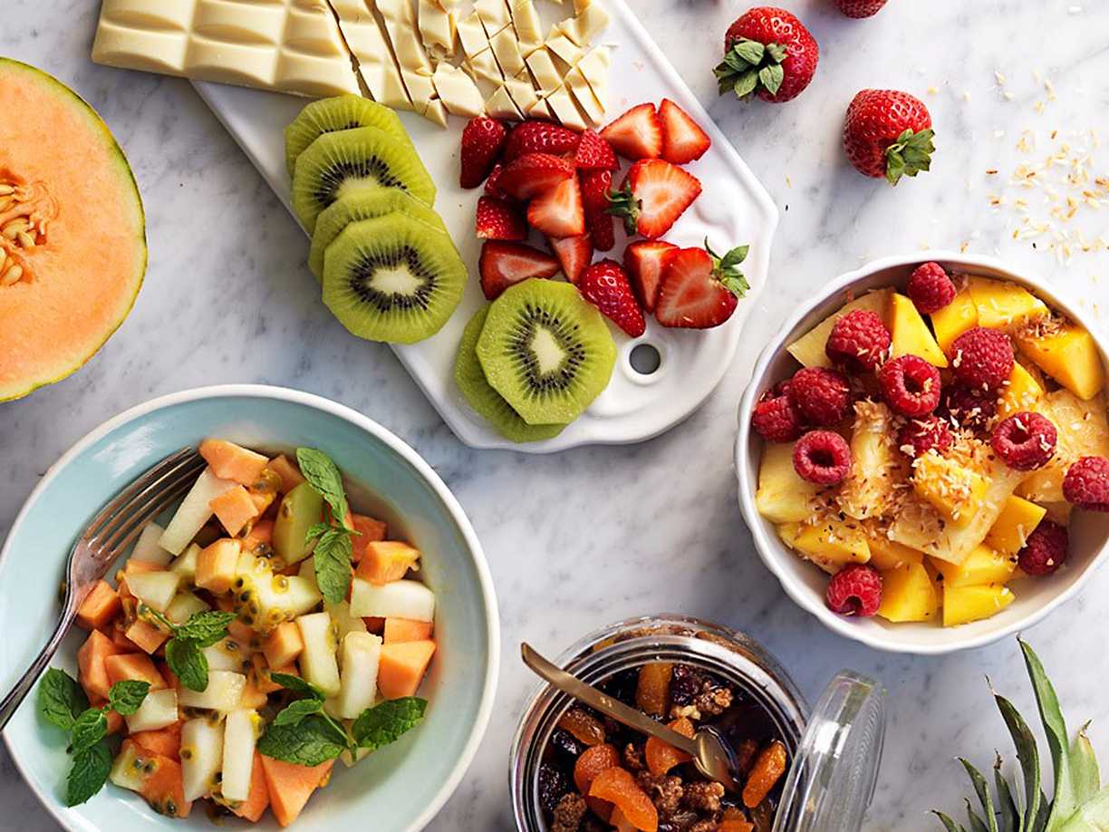 4 sorters fruktsallad